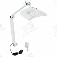 APPROVED VENDOR Rectangular Magnifier Light: LED, 1.75x, 3 Diopter, 900 lm Max Brightness, 120V AC (MPN 6MNT6). Key specifications — Brand: APPROVED VENDOR; Magnification: 1.75x; ESD Safe: No; Lighting Technology: LED; Operating Voltage: 120V AC; Includes Ultraviolet Light: No.