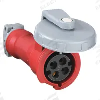 HUBBELL Pin and Sleeve Connector: Red, 480V AC, Three Phase, 30 A, 3 Pole, 4 Wire, IEC Grounding (MPN HBL430C7W). Key specifications — Brand: HUBBELL.