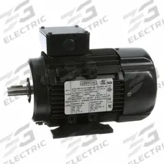 LEESON Metric Motor: 1 hp, Rigid Base Mount, 80 Frame Size, Totally Enclosed Fan Cooled, 230/460V AC (MPN 080T17FH15327). Key specifications — Brand: LEESON; Nameplate Voltage @ 60 Hz: 230/460V AC; Full Load Amps @ 60 Hz: 3.0/1.5 A; Nameplate RPM @ 60 Hz: 1740 RPM; Motor Enclosure: TEFC.