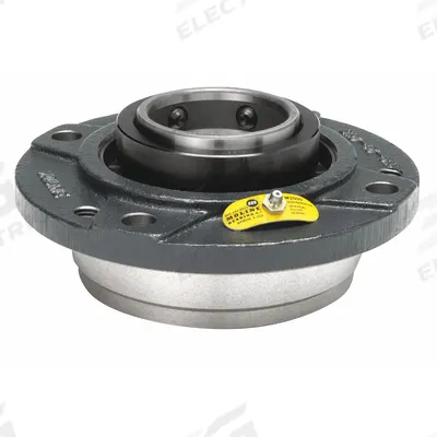 MOLINE BEARING Flange Bearing: Spherical Roller, 2 11/16 in Bore, Cast Iron, Set Screws - Flange-Mount Spherical Roller Bearings