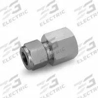 HAM-LET Compression Fitting Adapter: 1/4 in OD x 1/8 in Pipe Fitting Size, Tube x FNPT (MPN 766L SS 1/4 X 1/8). Key specifications — Series: Let-Lok; Compatible Fitting Brands: Swagelok; Brand: HAM-LET.