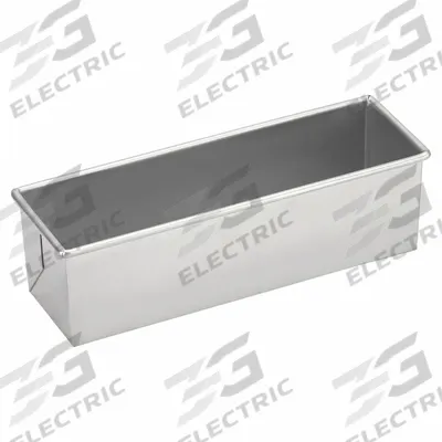 CHICAGO METALLIC Pullman Bread Pan: Aluminized Steel, 1 Slots, 4 3/4 in Overall Wd - Bread & Loaf Pans