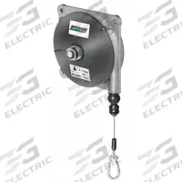 SPEEDAIRE Tool Balancer: Non-Locking, 9 lb Max. Tool Wt, 8 ft Cable Lg, Die Cast Aluminum, Fixed (MPN 5YAP0). Key specifications — attr378750: Fixed; attr215471: 4.00 to 9.00 lb; attr215474: Die Cast Aluminum; attr378751: Included; attr378752: Yes; attr215463: SPEEDAIRE.