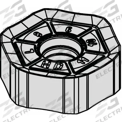 WIDIA Hexagon Milling Insert: HNPJ53511ANSNHD, HNPJ090543ANSNHD (MPN 3670866) - Machining
