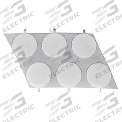 TAPECASE Foam Tape: Conformable, Permanent, Disc, 1/2 in Dia, 62.5 mil Thick, Closed, White, Acrylic (MPN 16U774). Key specifications — Series: FTC; Backing Material: Polyethylene Foam; Bond Type: Permanent.