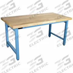 PRO-LINE Work Bench: Fixed Ht, Maple, 72 in x 36 in, 5,000 lb Overall Load Capacity, Blue (MPN HD7236M/HDLE-L14). Key specifications — Brand: PRO-LINE.