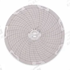 DICKSON Circular Paper Chart: Dickson, 0°F to 100°F, C012, 4 in Circular Chart Dia, Dickson, 60 PK. Key specifications — attr1000971: PW470; attr1001003: DICKSON; attr1001002: Temperature °F.