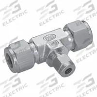 HAM-LET Compression Tee Fitting: 3/4 in OD x 3/4 in OD x 1/2 in OD Fitting Size, Tube x Tube x Tube (MPN 764LR SS 3/4 X 3/4X 1/2). Key specifications — Series: Let-Lok; Compatible Fitting Brands: Parker A-LOK; Brand: HAM-LET.