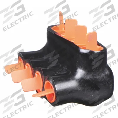 BLACKBURN Multitap Connector: 4 Port, Single-Sided Entry, 14 AWG – 4 AWG Wire Size - Dry-Location Single-Sided Entry Multitap Connectors