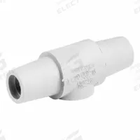 Gender Reversing Connector: Female-Female, White, 600V AC/600V DC, 400 A, 16 Series (MPN 16A24-UW). Key specifications — Brand: LEVITON.
