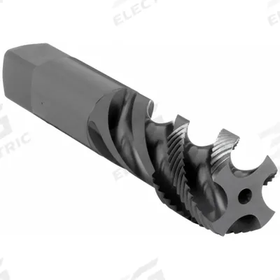 OSG Spiral Flute Tap: 1 1/8"-12 UNF, H5 / 2B-3B, 4 Flute - General Purpose Spiral-Flute Taps