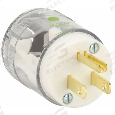 BRYANT Straight Blade Plug: Hospital Grade, 5-15P, 125V AC, 15 A, 2 Pole, 3 Blade - General Purpose Plugs