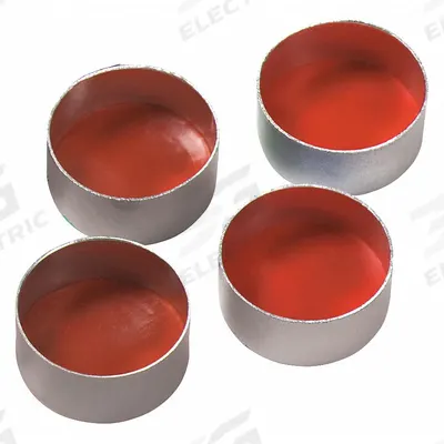 WHEATON Closure: 11 mm Dia, Aluminum, PTFE/Rubber, 1,000 Closures Included - Crimp Caps