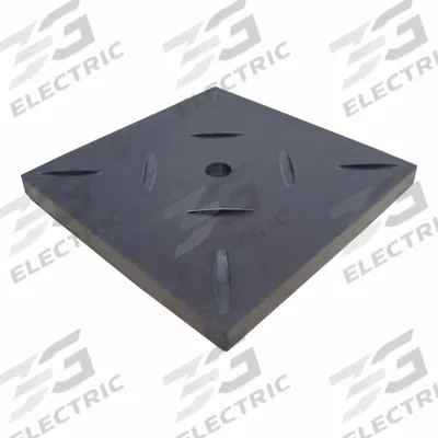 APPROVED VENDOR Vibration Isolator Pad: EPDM, Diamond Pad Top, 4 in Lg, 4 in Wd - Vibration-Isolating Pads & Sheets