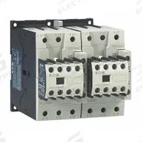 EATON IEC Magnetic Contactor: Reversing, 3 Poles, 3NO Contacts, 50 A, 24V AC Coil (MPN XTCR050D11T). Key specifications — Brand: EATON; Integrated Surge Suppression: Yes.