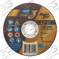 NORTON Abrasive Cut-Off Wheel: Type 1, 4 1/2" x 0.045" x 7/8", Ceramic, 36 Grit, Quantum 3 RightCut (MPN 66252838454). Key specifications — Series: Quantum 3 RightCut; Brand: NORTON.