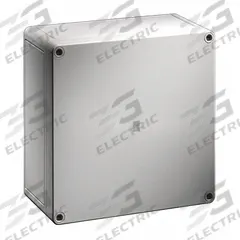 RITTAL Enclosure: Fiberglass Reinforced Polycarbonate, 5 in x 5 in x 3 in, NEMA 4X, Solid Cover (MPN 9510000). Key specifications — Brand: RITTAL; Closure Method: Screws; Enclosure Material: Fiberglass Reinforced Polycarbonate; Knockouts: Not Included.