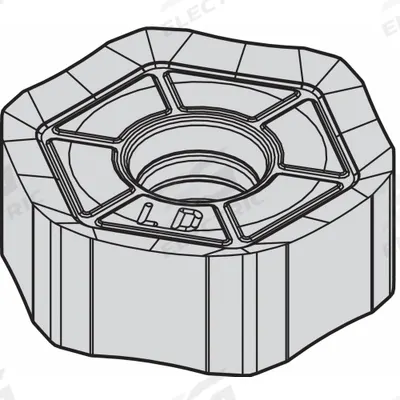 WIDIA Hexagon Milling Insert: HNGJ535ANENLD, HNGJ0905ANENLD (MPN 3030034) - Machining