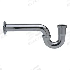 ZURN Trap: Brass, Chrome-Plated, Silver, 1 1/4 in Nominal Pipe Size, 12 1/2 in Overall Lg, Slip (MPN ZR364-PC). Key specifications — Finish: Chrome-Plated; Includes: Escutcheon; Includes Cleanout: No; Brand: ZURN.