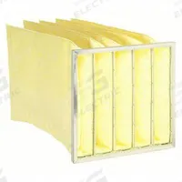 GRAINGER Pocket Air Filter: 20 in x 20 in x 30 in, MERV 15, Yellow, Synthetic, 5 Pockets (MPN 911TC6). Key specifications — Display Sell UOM: EA; Brand: GRAINGER; Media Material: Synthetic; Performance Rating: MERV 15.