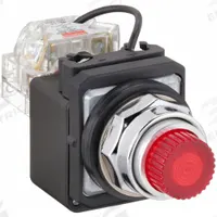 DAYTON Pilot Light: 30 mm Panel Mounting Size, Red, LED, 24 V AC/DC Max Volt Rating (Supply) (MPN 30G407). Key specifications — Series: Dayton; Brand: DAYTON; Includes Push-To-Test: Push-To-Test Included.