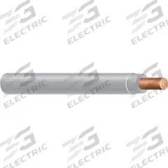Building Wire: Copper, 18 AWG, 1 Conductors, Solid, Gray, 500 ft Lg, TFN (MPN 26987806). Key specifications — Voltage: 600 V; Brand: SOUTHWIRE.