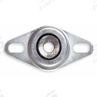 DAYTON 2 Bolt Flange Bearing: Radial Ball, 3/4 in Bore, Steel, Set Screws, 4 1/2 in Lg, 2 1/2 in Wd (MPN 4X729). Key specifications — Bore Type: Cylindrical; Brand: DAYTON; Lubricant Material: NLGI #2 Equivalent; Mounting Bolt Size: 7/16 in; System of Measurement: Inch.