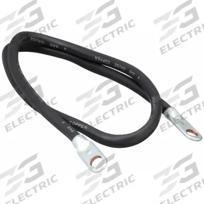 ROAD POWER Battery Cable with Lugs: Switch to Start Cable, 4 ga Wire Size, 32 in Overall Lg - Switch to Start Cables