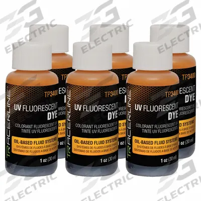 TRACERLINE Fluid Dye: A/C Dye Refill, 6 Pieces - A/C Dye Refills