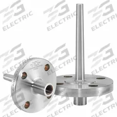 ASHCROFT Flanged Thermowell: Stainless Steel, For 12 in Stem Lg, 10 in Insertion Lg (MPN 20W1000HF260SR150). Key specifications — Maximum Operating Temperature: 1,000°F at 20 psi; Brand: ASHCROFT; Maximum Operating Pressure: 275 psi at <100°F.