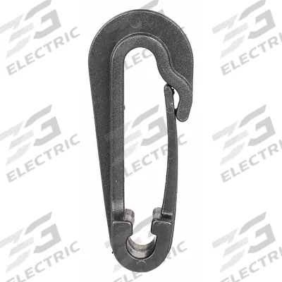 LUCKY LINE PRODUCTS Spring Snap: 1 Snaps, Wire Gate, Plastic - Light Duty Spring Snaps