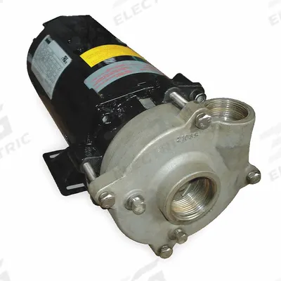 Dayton Centrifugal Pump: 1 1/2 hp, 230/460V AC, 67 ft Max Head, 1 1/2 in - 1 to 1-1/2 HP Straight Centrifugal Pumps