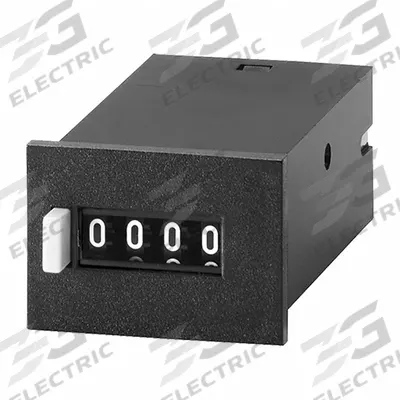 TRUMETER Electromechanical Counter: Front Panel Mounting, 1 5/8 in x 1 1/2 in, 12 V DC – 48 V DC - Electromechanical Counters