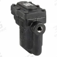 Steam Trap: Cast Iron, 1/2 in FNPT, 1,200 lb/hr, 75 psi Max., 450°F Max., Strainer Included (MPN B1075S-2). Key specifications — Installation Orientation: Horizontal; Brand: BELL & GOSSETT; Configuration: In-line.