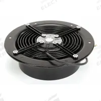 EBM-PAPST Axial Fan: 11 in Dia, 3 1/2 in Dp, IP44, Steel, 115V AC, Lead Wires, 2,700 RPM Speed (MPN W2E200-CH86-70). Key specifications — Brand: EBM-PAPST.