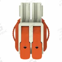 WAGO Lever Wire Connector: 2 Port, 18 AWG – 4 AWG Solid Wire Size Range, 66 A, 600 V, 832 Series (MPN 832-1102/037-000). Key specifications — Brand: WAGO; Product Type: Female Pluggable Lever; Series: 832.