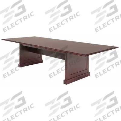 REGENCY Conference Table: Rectangle, Wood, Mahogany, 120 in Overall Lg, 48 in Overall Wd - Rectangular Conference Tables