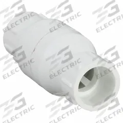 DAYTON Spring Check Valve: Inline Valve Body, 3/4 in Pipe Size, Socket x Socket, PVC, Female, Socket (MPN 4RG71). Key specifications — Brand: DAYTON; Poppet Material: Stainless Steel.