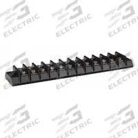 APPROVED VENDOR Barrier Terminal Strip: 12 Poles, 22 AWG – 12 AWG For Wire Sizes, 20 A Max Current (MPN 6ZEH5). Key specifications — Brand: APPROVED VENDOR; For Maximum Wire Size: 12 AWG; For Minimum Wire Size: 22 AWG; Cover Included: No.