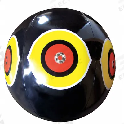 BIRD-X Visual Bird Repellers: Outdoor Use, Black, Vinyl (MPN BLACK SCARE EYES) - Outdoor Equipment