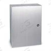 WIEGMANN Enclosure: 304 Stainless Steel, 12 in x 12 in x 6 in, NEMA 12/13/3R/4/4X, Solid Cover (MPN N412121206SSC). Key specifications — Brand: WIEGMANN; Closure Method: 1/4-Turn Latch; Enclosure Material: 304 Stainless Steel; Knockouts: Not Included.