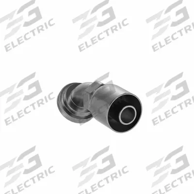 PARKER Hydraulic Crimp Fitting: Steel x Steel, 45° Elbow, -16 For Hose Dash Size - Crimp Hydraulic Hose Fittings with Flange Connection