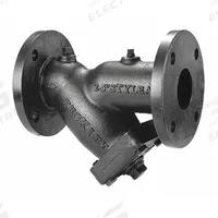 KECKLEY Y Strainer: 8 in, Flanged, Perforated, 0.125 in Screen Size, Cast Iron, Fiber, 21 5/8 in Ht (MPN 81FFY-CI125P34-FBI-A7). Key specifications — Brand: KECKLEY; Seal Material: Fiber; Manufacturer Part Number: 81FFY-CI125P34-FBI-A7; Screen Material: 304 Stainless Steel.