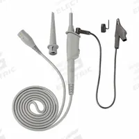 B&K PRECISION Oscilloscope Probe: 3.9 ft Cable Lg, CAT II 1000V/CAT III 600V, 10 pF – 30 pF, Gray (MPN PR250SA). Key specifications — Brand: B&K PRECISION; CAT Safety Rating: CAT III 600V; Compatible with Series: 2190E; Includes: Accessory Kit with a Sprung Hook; Manufacturer Part Number: PR250SA.