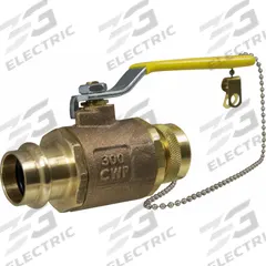 APOLLO Ball Valve: 1/2 in, Bronze, 300 psig Max. Pressure (CWP), Full Port, Two-Piece, Tee, Tee (MPN 77W10311HCA). Key specifications — attr1012381: APOLLO; attr1012887: Tee.
