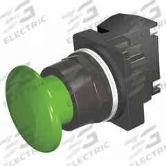 SIEMENS Mushroom Head Push Button: Non-Illuminated, Mushroom Head Profile, Non-Metallic, 30 mm, 1NC (MPN 52BM9W3J). Key specifications — Brand: SIEMENS; Action: Momentary; Series: Class 52; Terminal Connection: Pressure Plate; Push Button Material Type: Non-Metallic.
