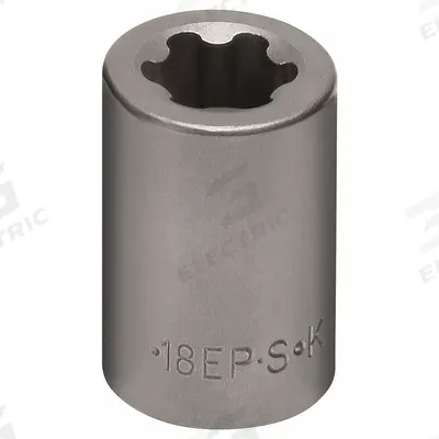SK PROFESSIONAL TOOLS Nonsparking Socket: 1/2 in Drive Size, EP18 Socket Size, 6-Point - 1/2" Drive Torx Plus Hand Sockets