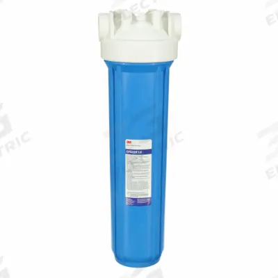 3M AQUA-PURE Water Filter Housing: 5 micron, 60 gpm, 1 1/2 in, NPT - Housings for General Purpose Water Pre-Filter Cartridges