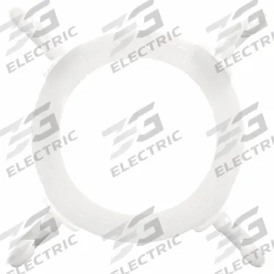 MR. CHAIN Traffic Cone Chain Connector: 1 3/8 in Ht, Plastic, 6 3/4 in Dia - Traffic Cone Connectors