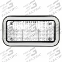 CODE 3 Perimeter Light: Emergency Vehicle Perimeter Light, White, 6 W Watt, Clear, SAE J595 Class 2 (MPN 45BZW). Key specifications — Brand: CODE 3; Lens Color: Clear; Number of Flash Patterns: 20; Installation Type: Permanent; Operating Voltage: 12/24V DC; Light Class Rating: SAE Class 2.